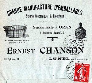 Oran enveloppes pub 1433
